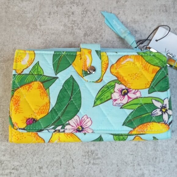 Vera Bradley Lemon Print Clutch - Picture 2 of 4